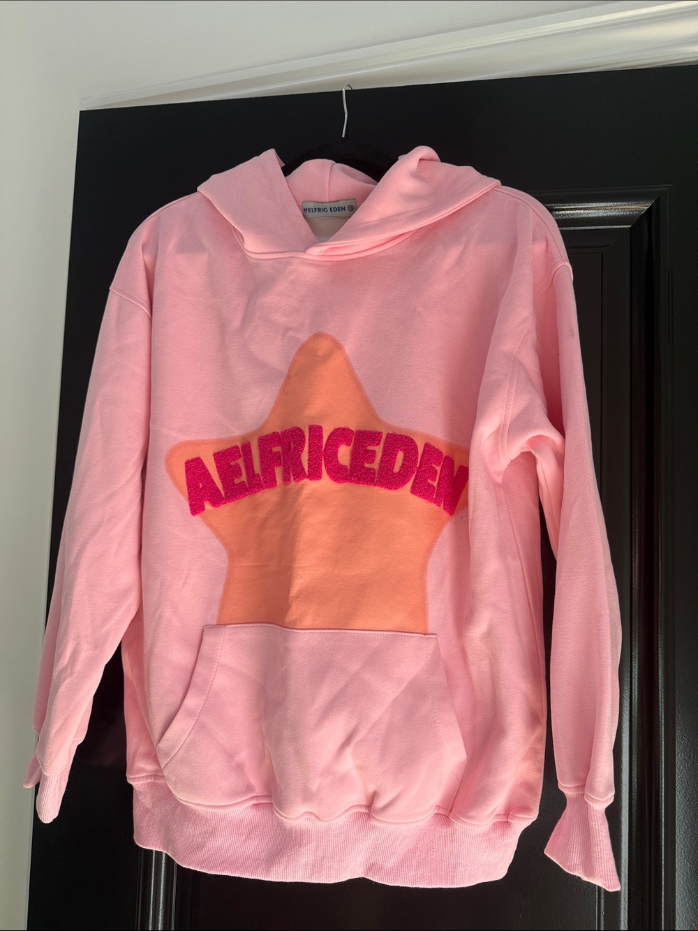 Aelfric Eden Pink & Peach Star Kids Hoodie